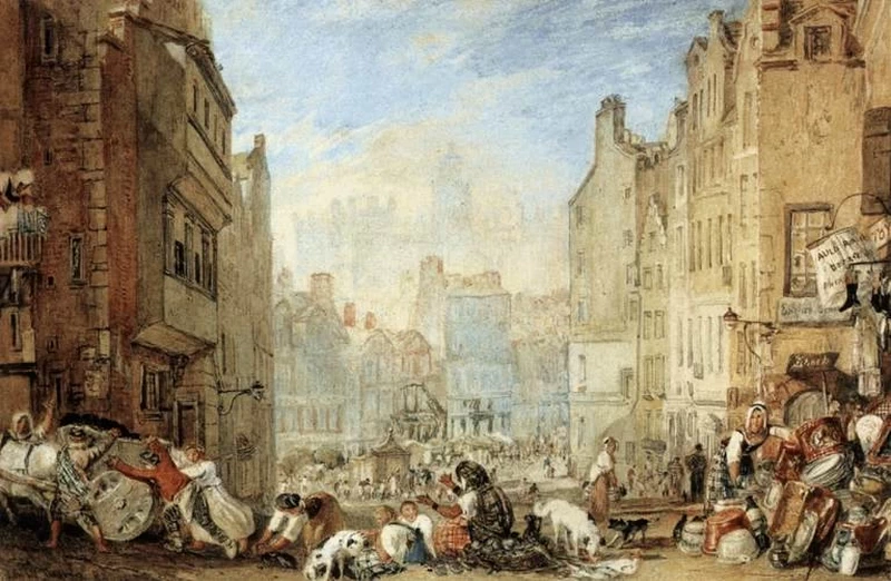 Heriot's Hospital, Edimburgo, 1819 - National Gallery of Scotland, Edinburgh